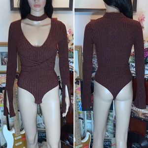 Women’s sm small LAVISH ALICE bodysuit shirt top